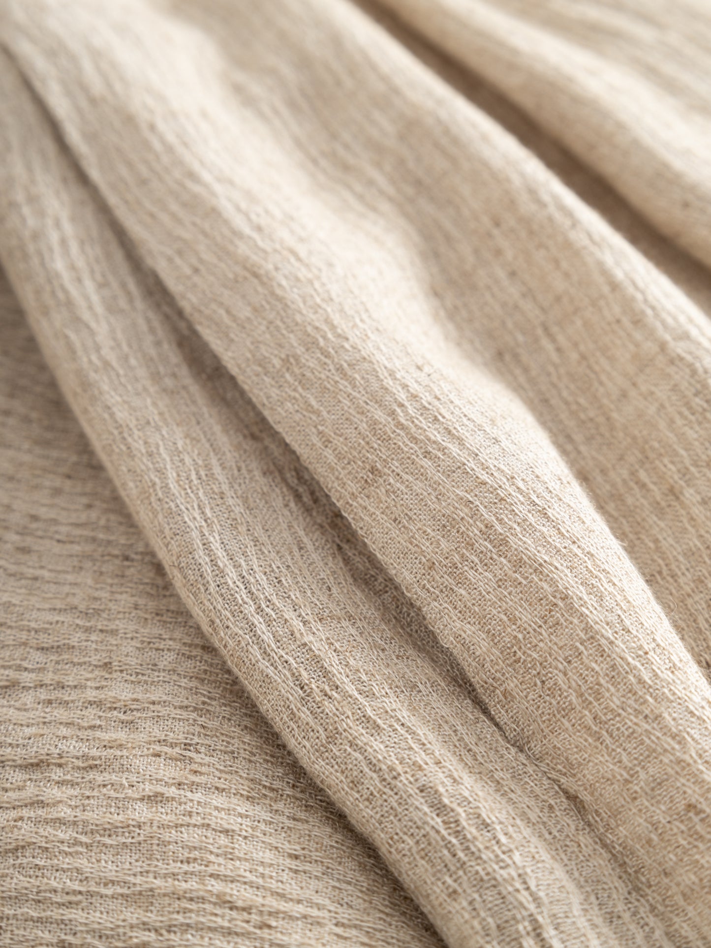 LINEN CREPE TROUSERS