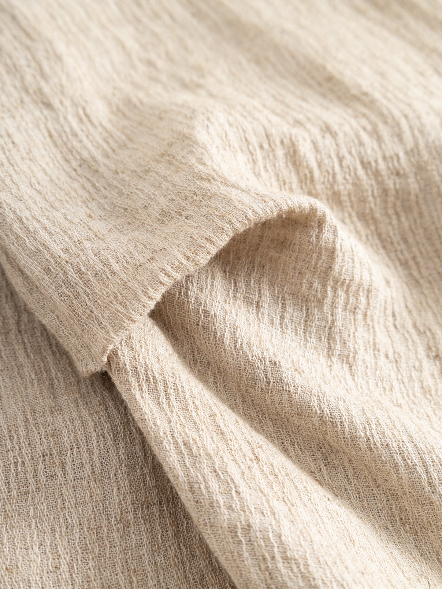 LINEN CREPE TROUSERS