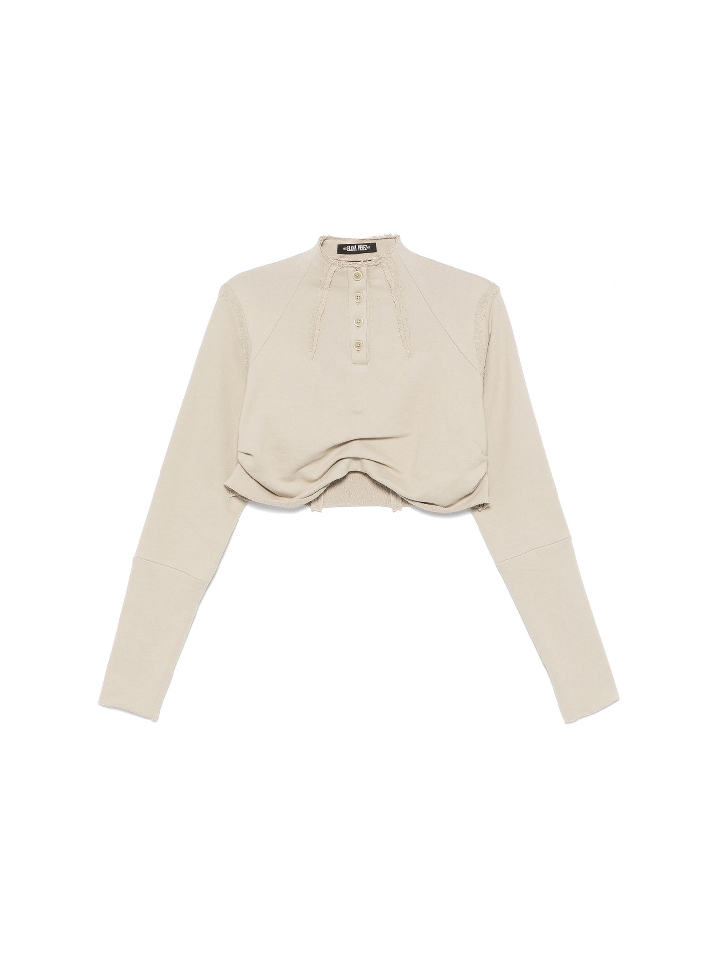AMISH CROPPED JUMPER CHARCOAL