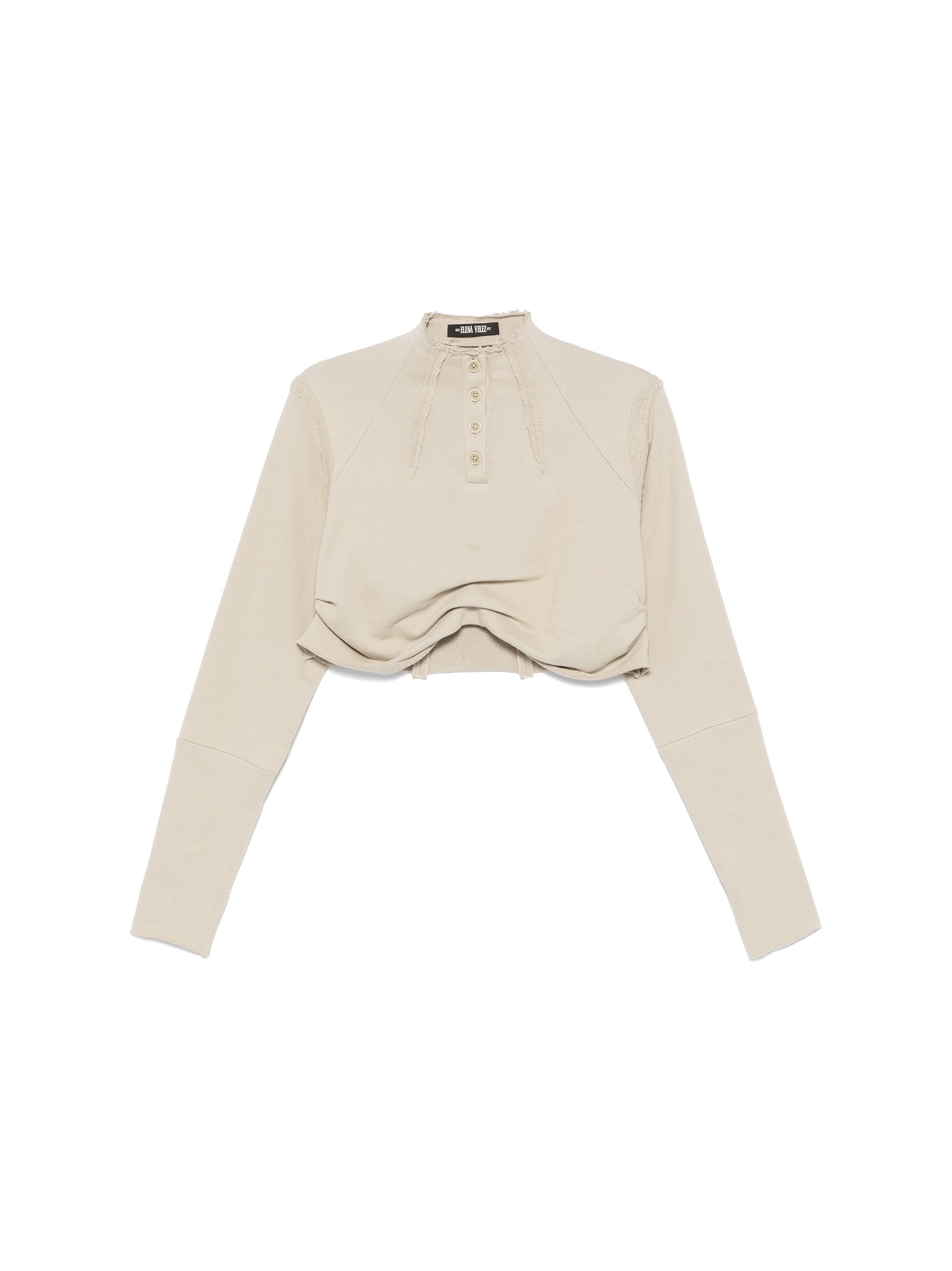 AMISH CROPPED JUMPER CHARCOAL