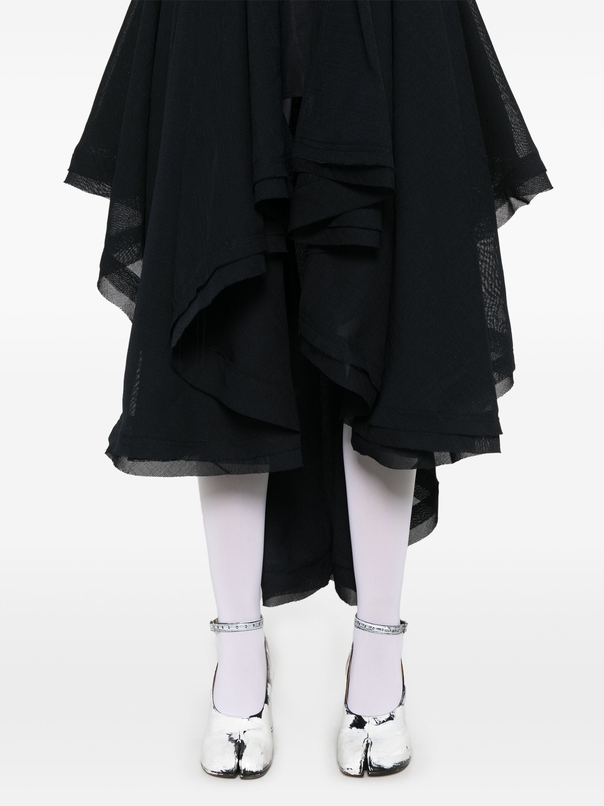 RUFFLED COCKTAIL DRESS