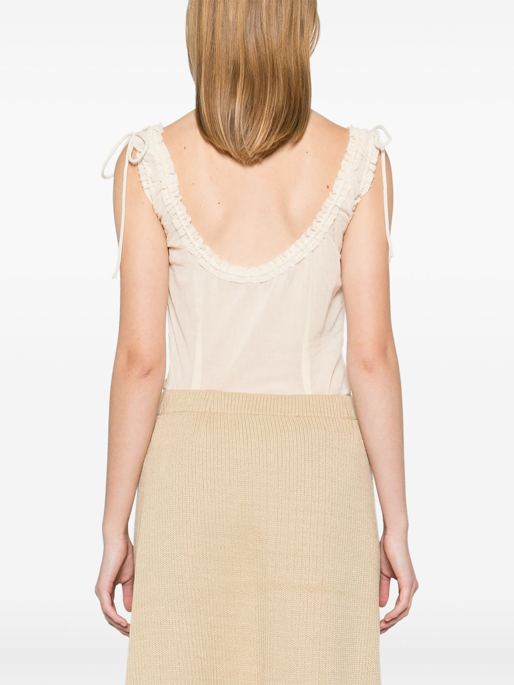 COTTON GAUZE BODYSUIT