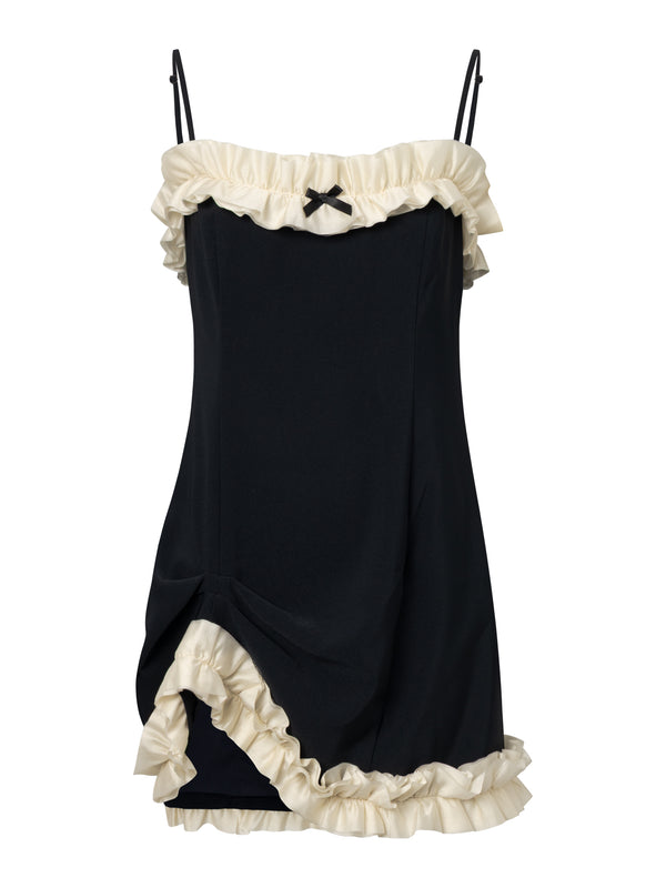 FRILLED MINI DRESS