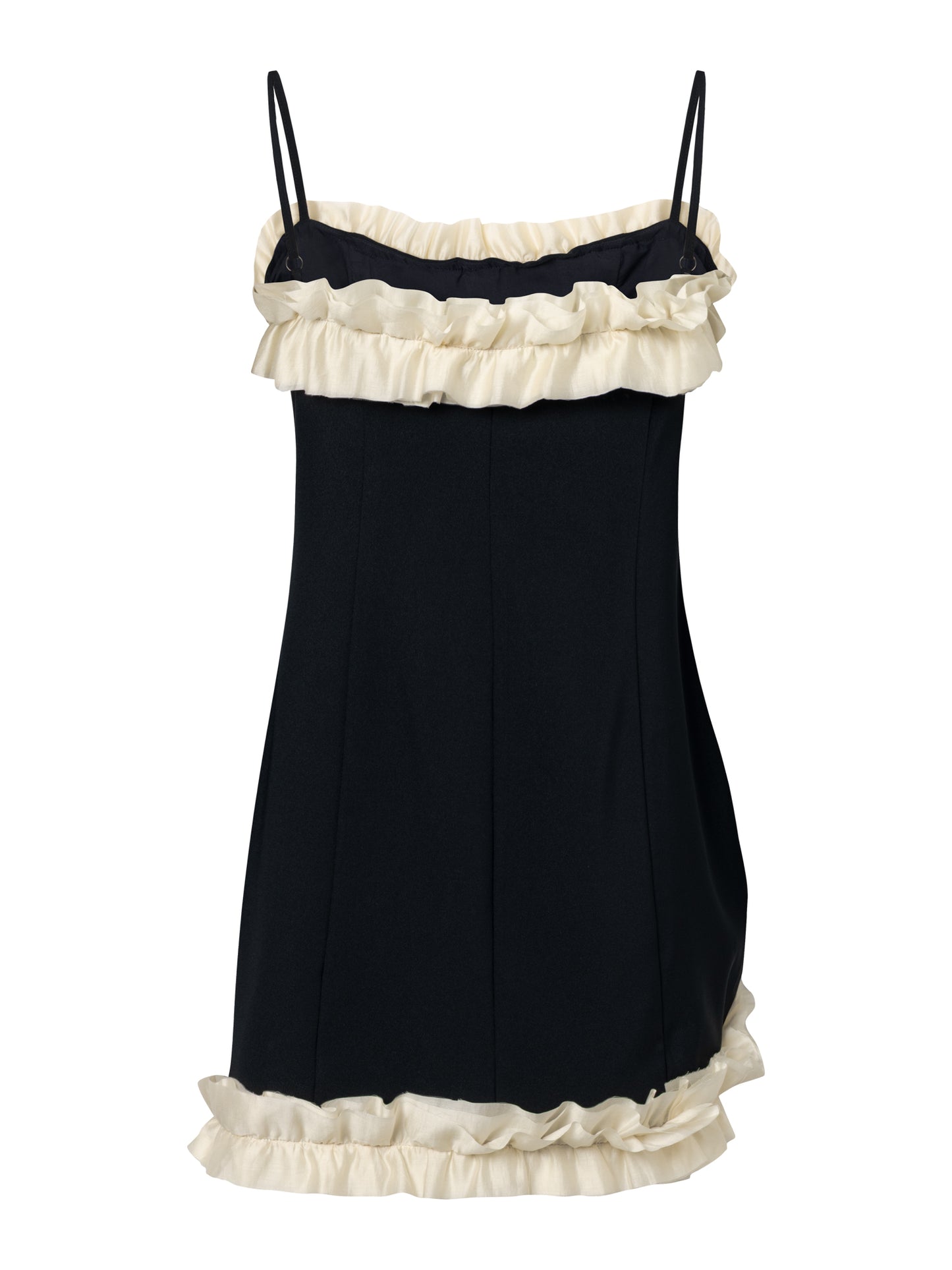 FRILLED MINI DRESS