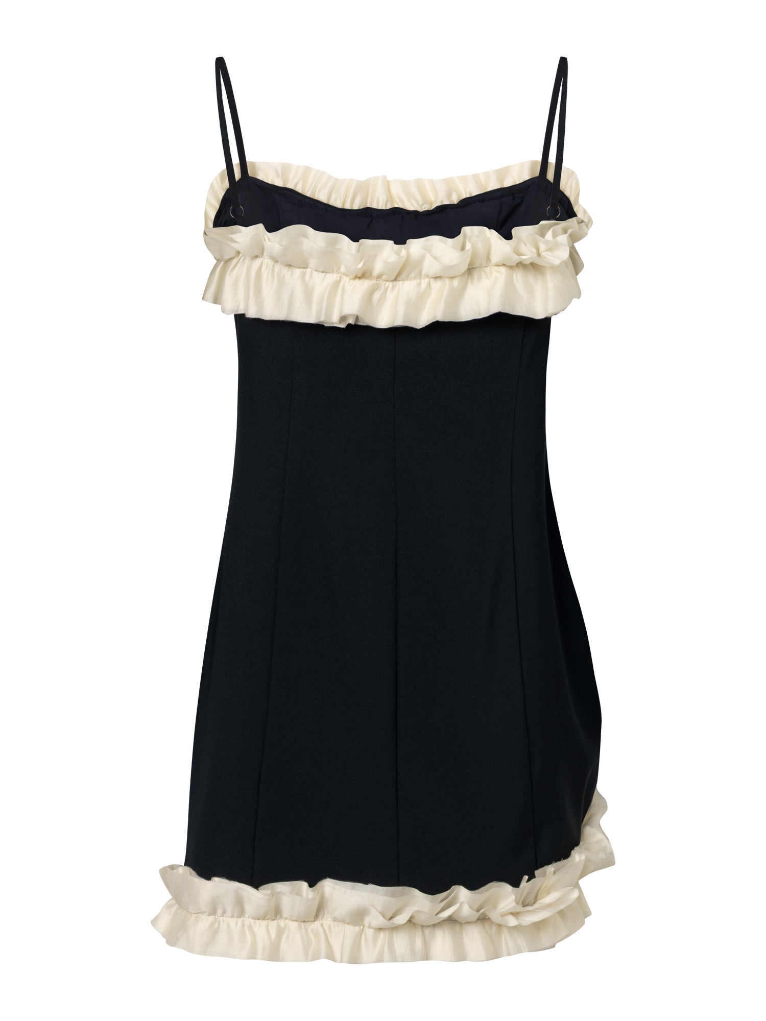 FRILLED MINI DRESS