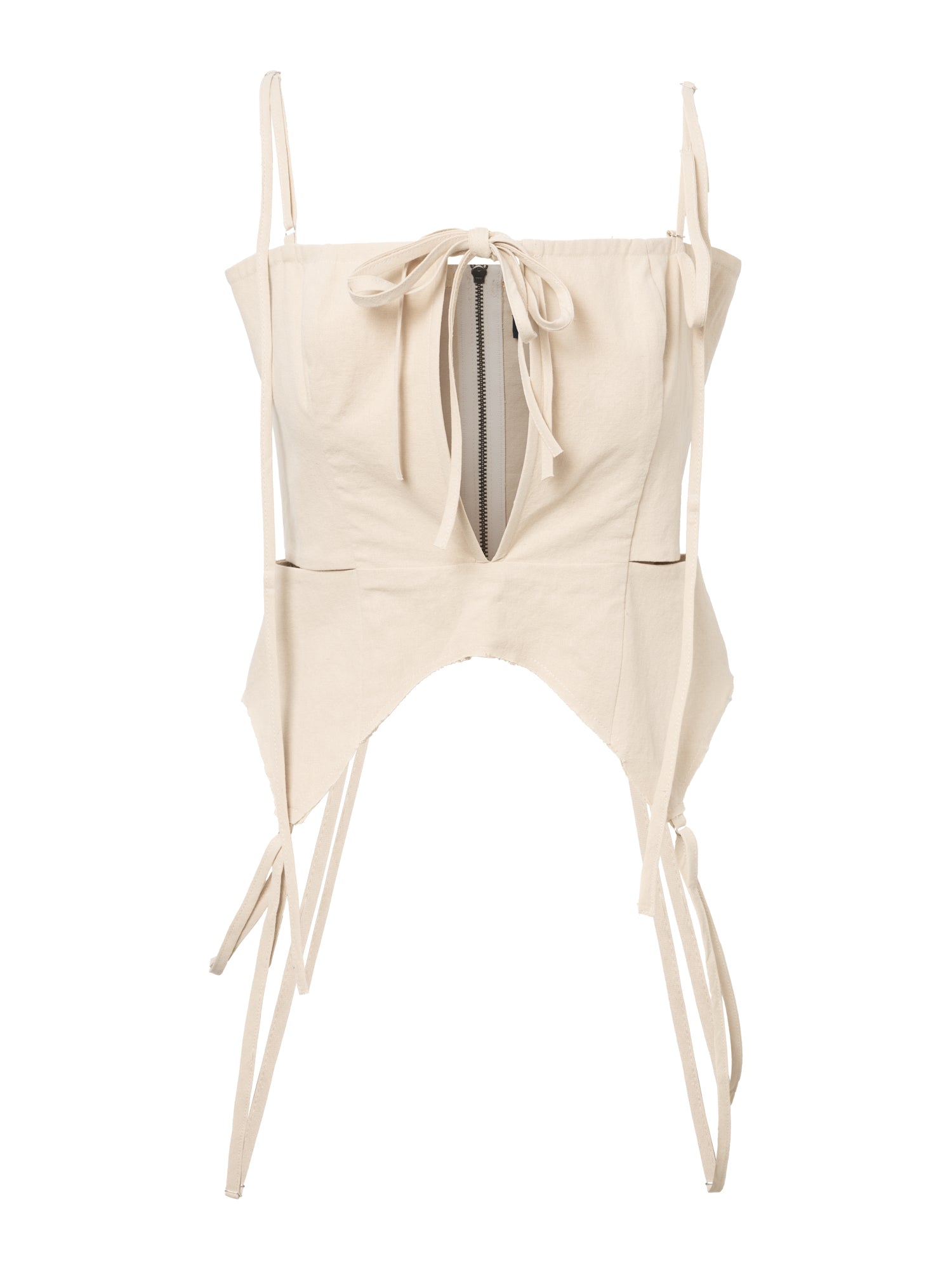 KEYHOLE CORSET TOP