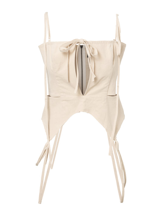 KEYHOLE CORSET TOP - LI