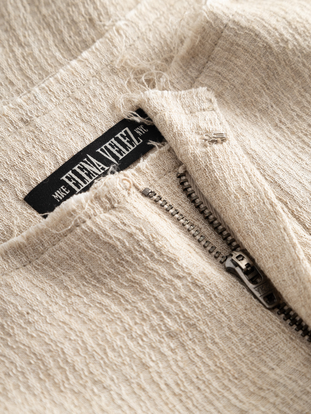 LINEN CREPE TROUSERS