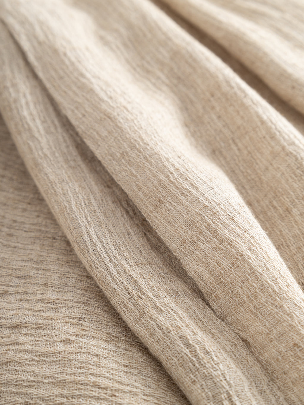 LINEN CREPE TROUSERS