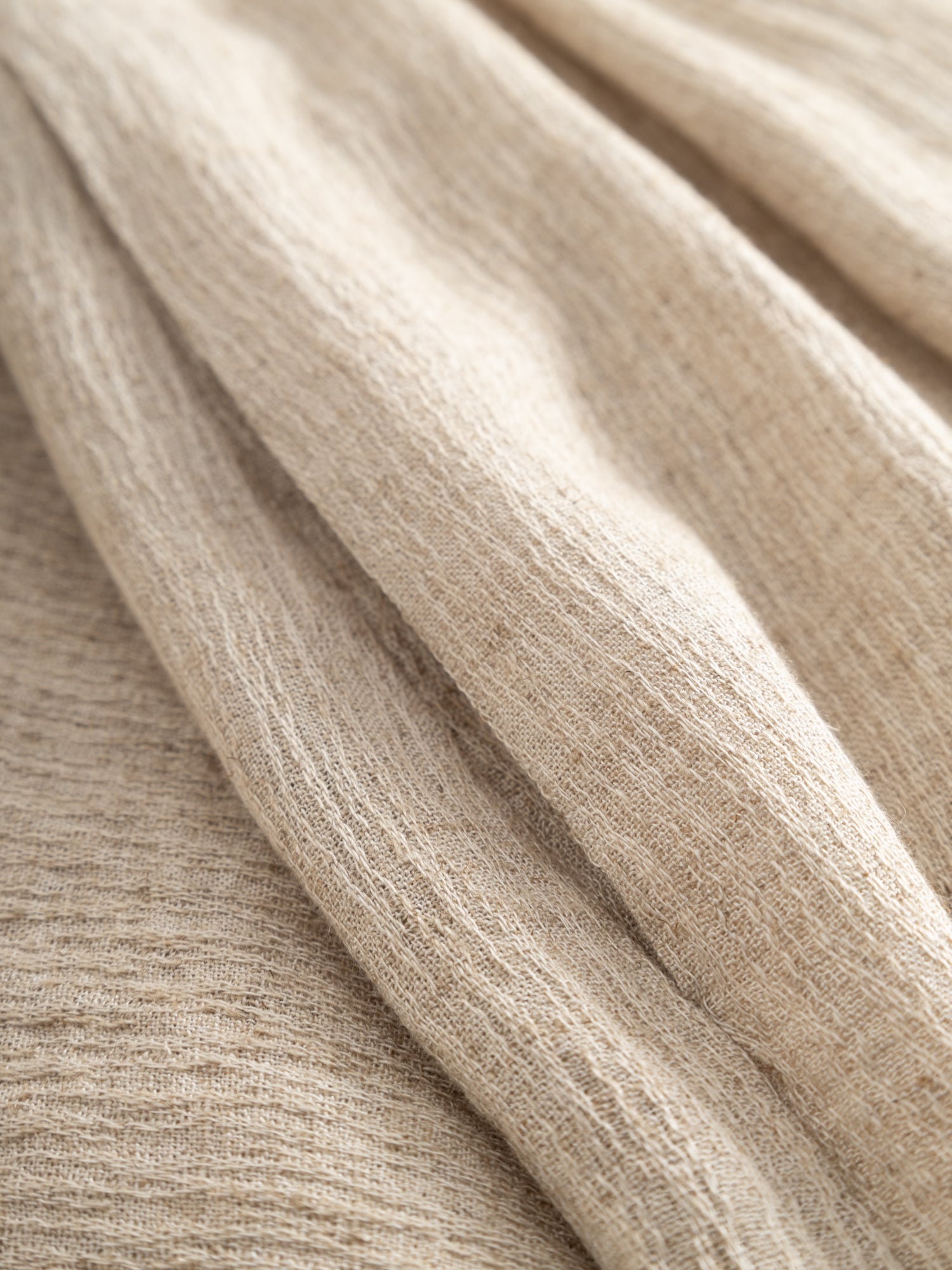 LINEN CREPE TROUSERS