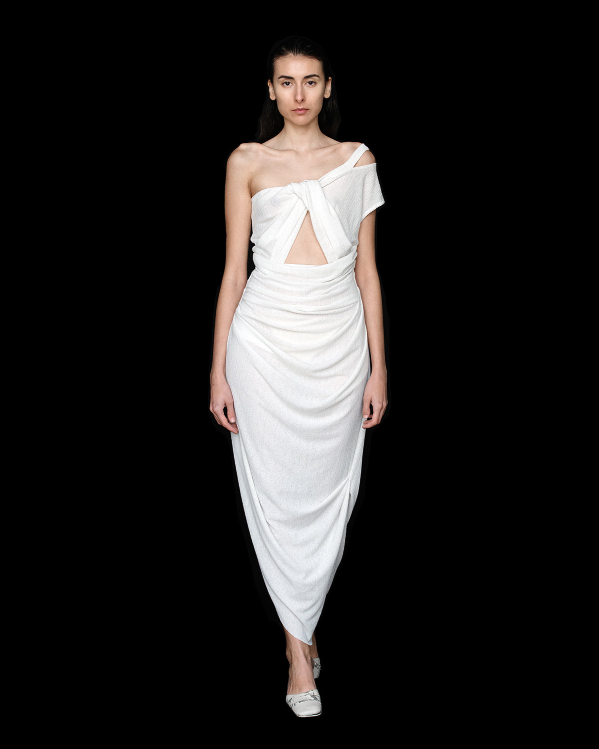 TWISTED CHEMISE DRESS