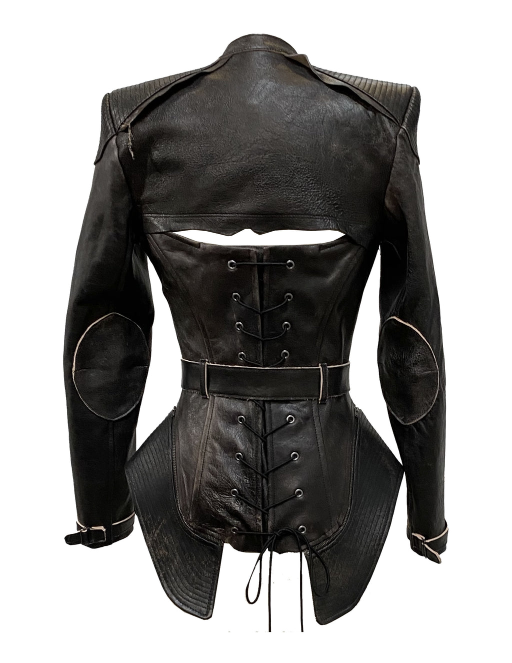 LEATHER MOTO JACKET - MADE TO ORDER