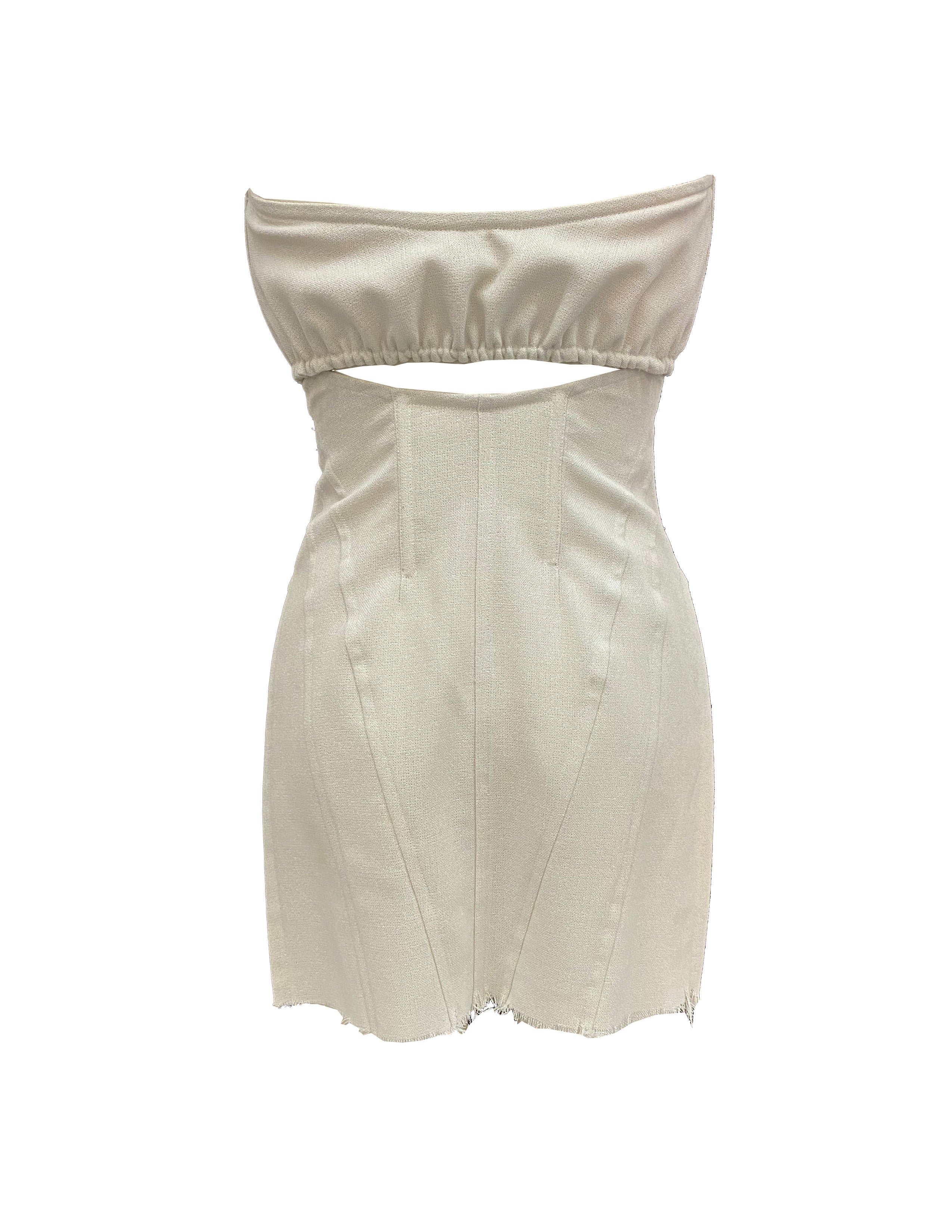 BOUCLE WOOL BODICE