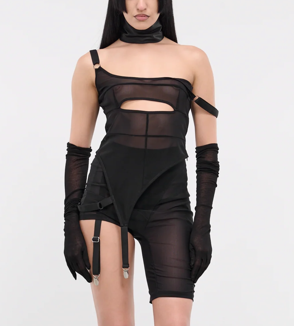 CLASPED BIKE SHORTS