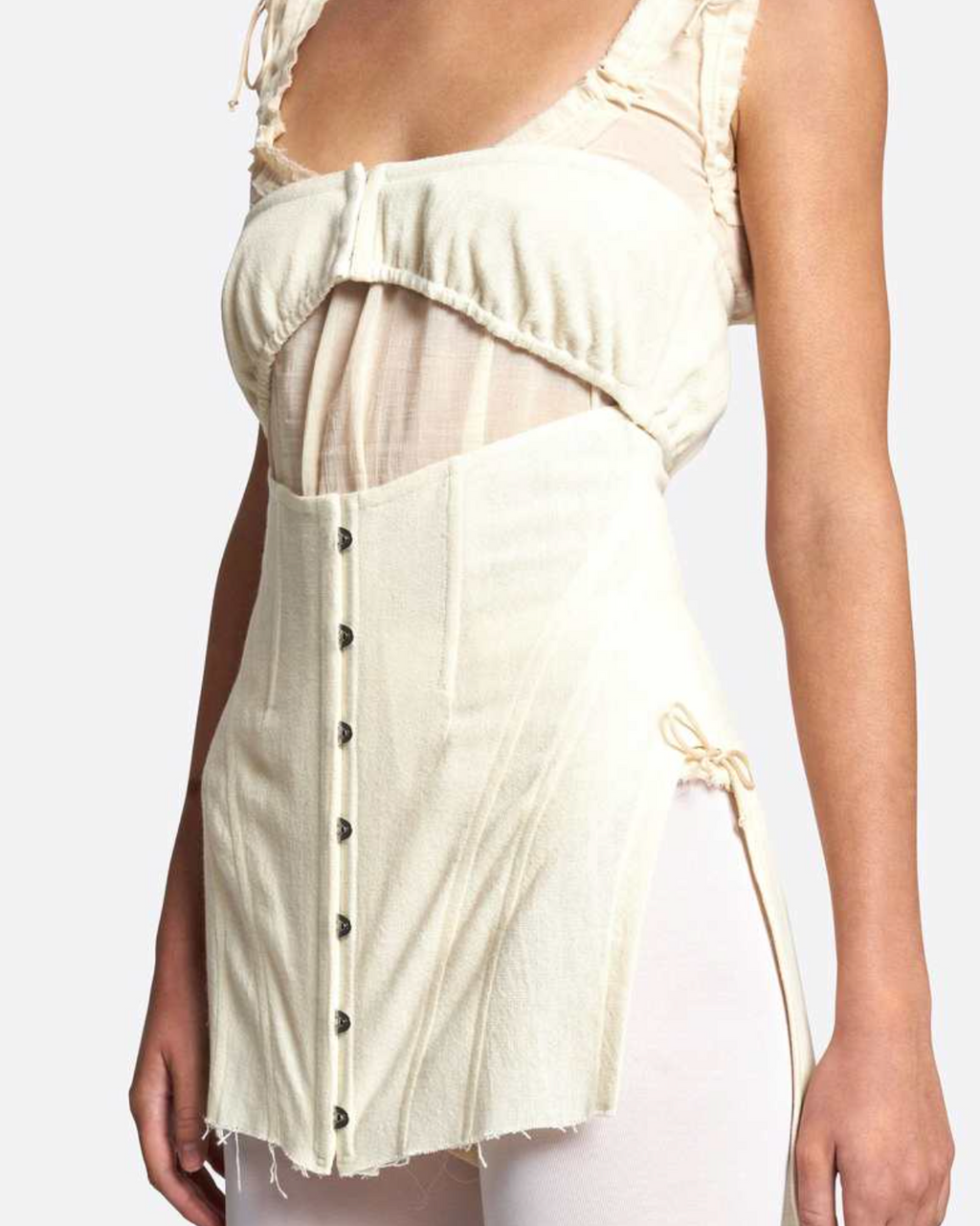 BOUCLE WOOL BODICE