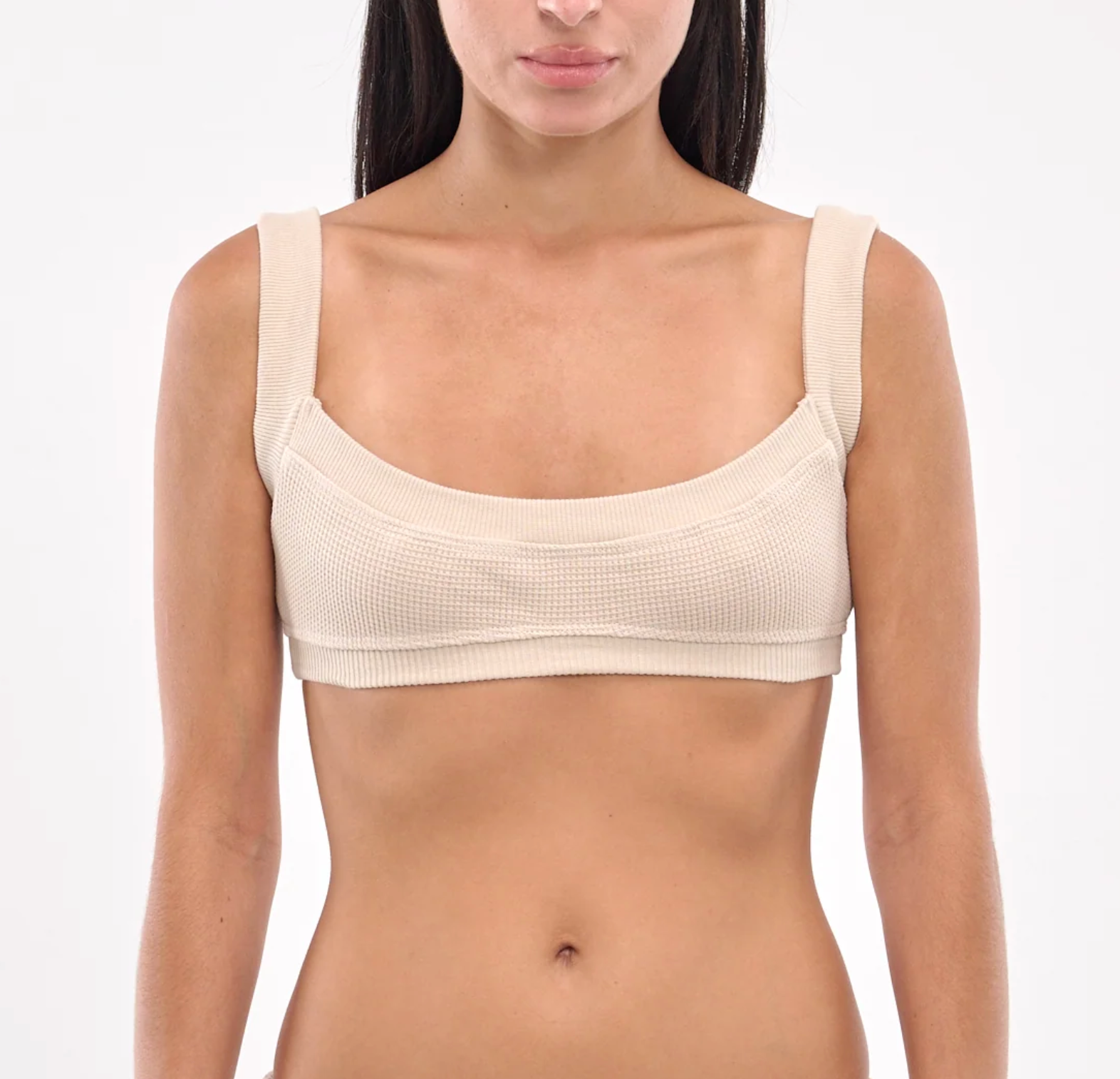 WAFFLE KNIT BRALETTE