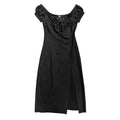 DRAWSTRING SLIP DRESS
