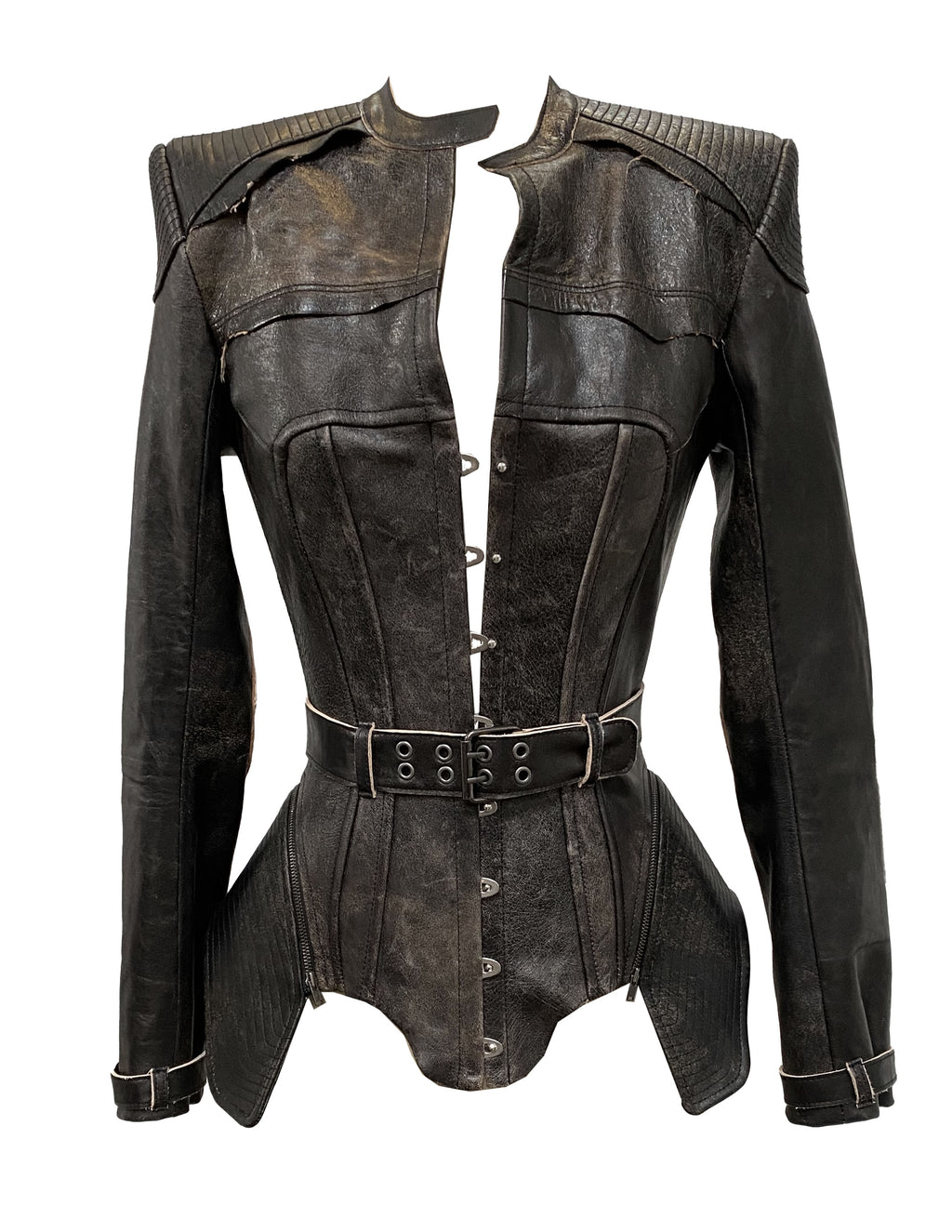 LEATHER MOTO JACKET - MADE TO ORDER