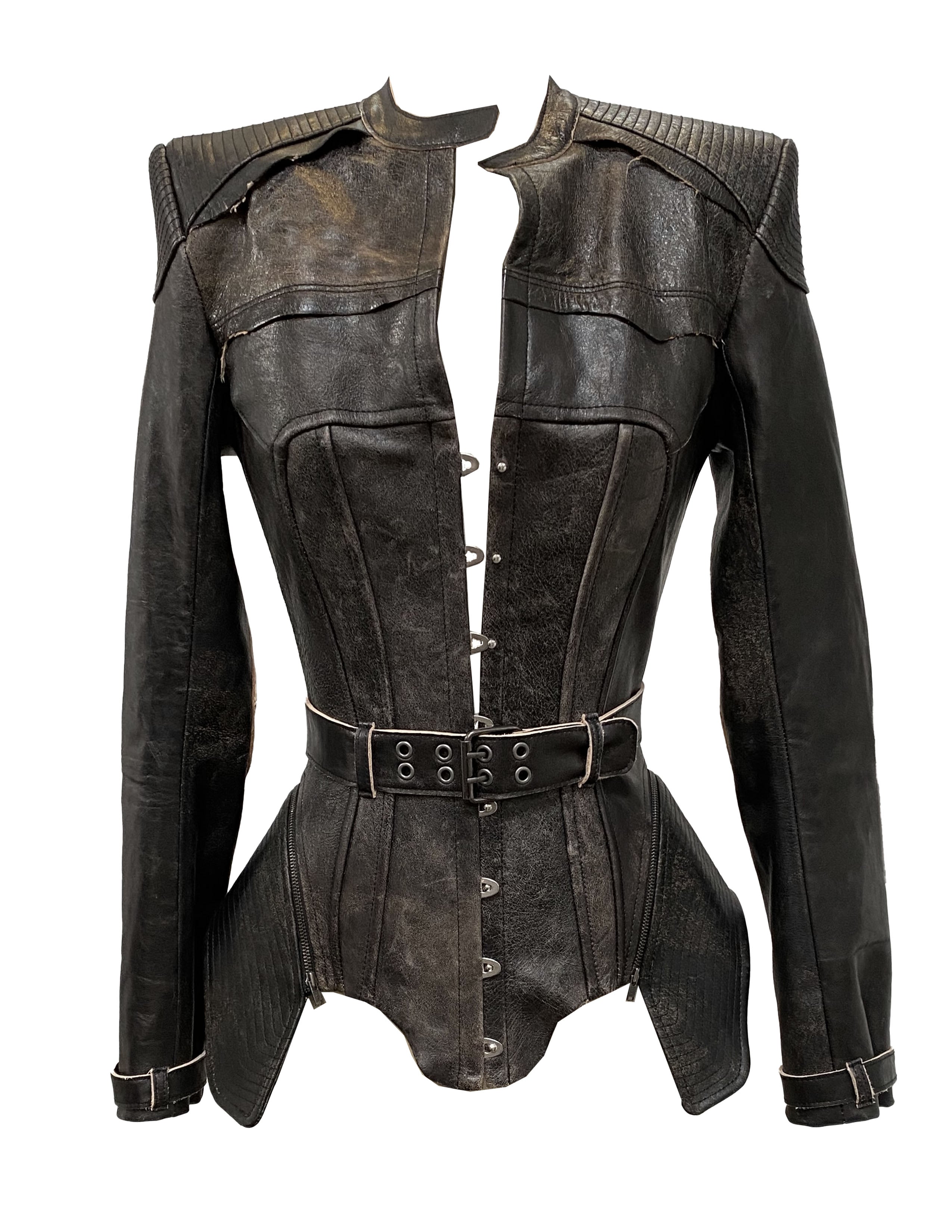 LEATHER MOTO JACKET - MADE TO ORDER