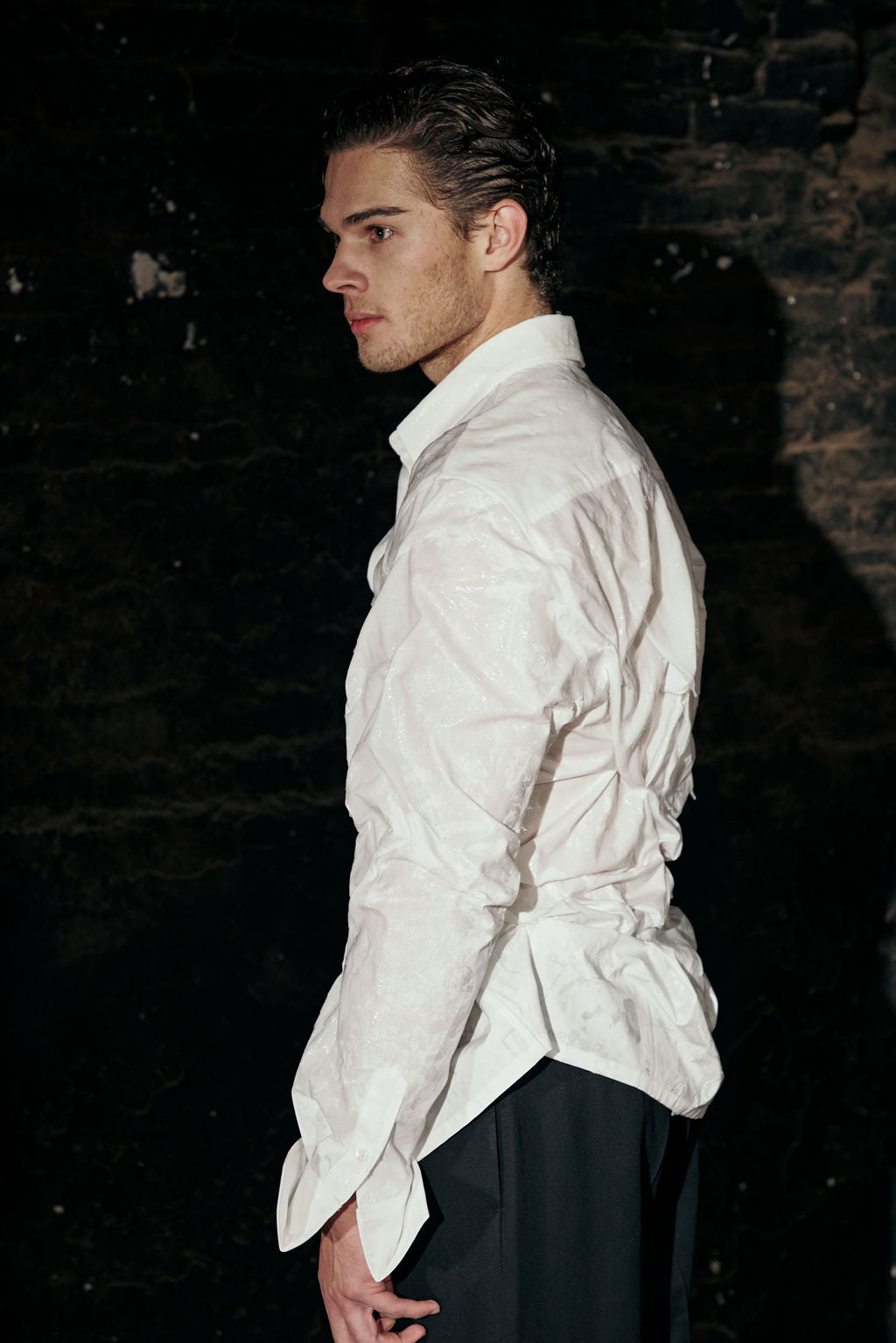 CLAVICULAR TREATED BUTTON DOWN - MADE TO ORDER