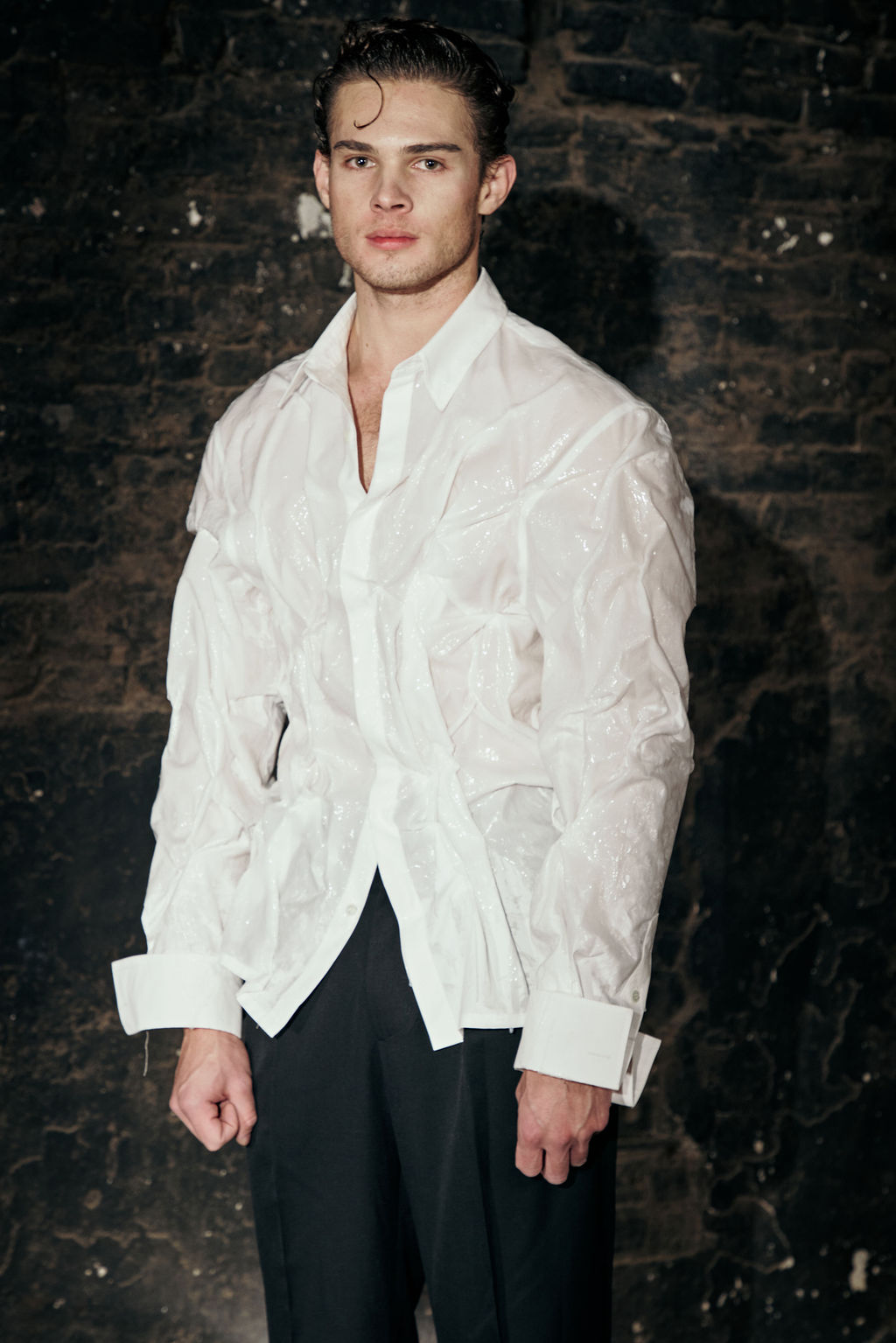 CLAVICULAR TREATED BUTTON DOWN - MADE TO ORDER