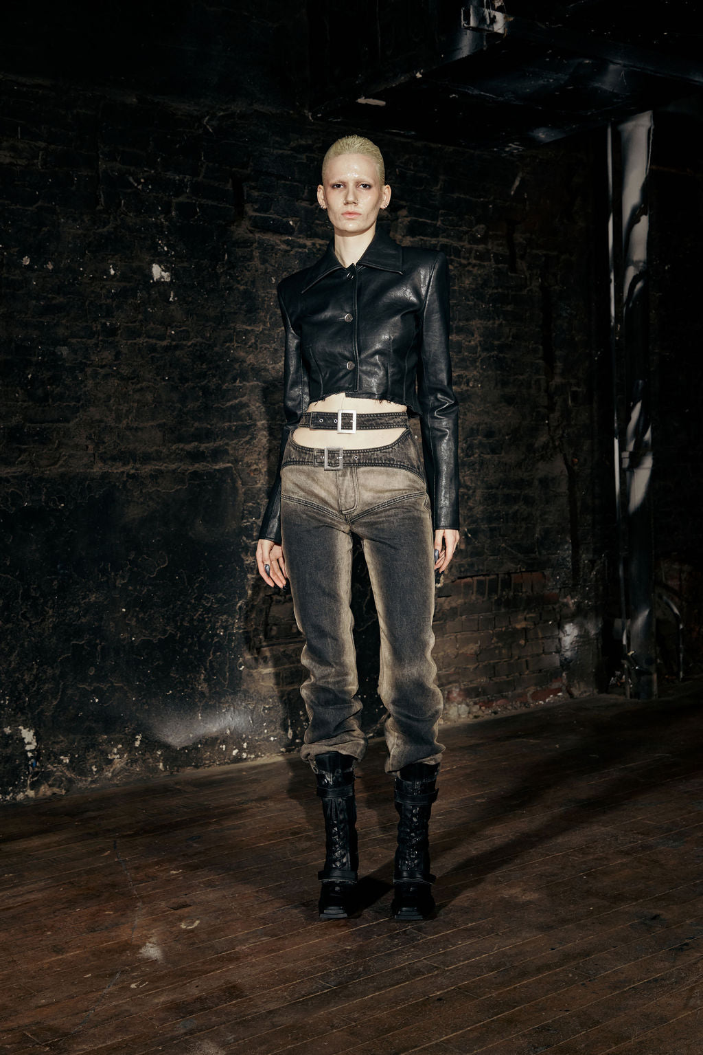 DOUBLE BELTED FLARE JEANS | PRE-ORDER | SHIPS FIRST WEEK OF MAY