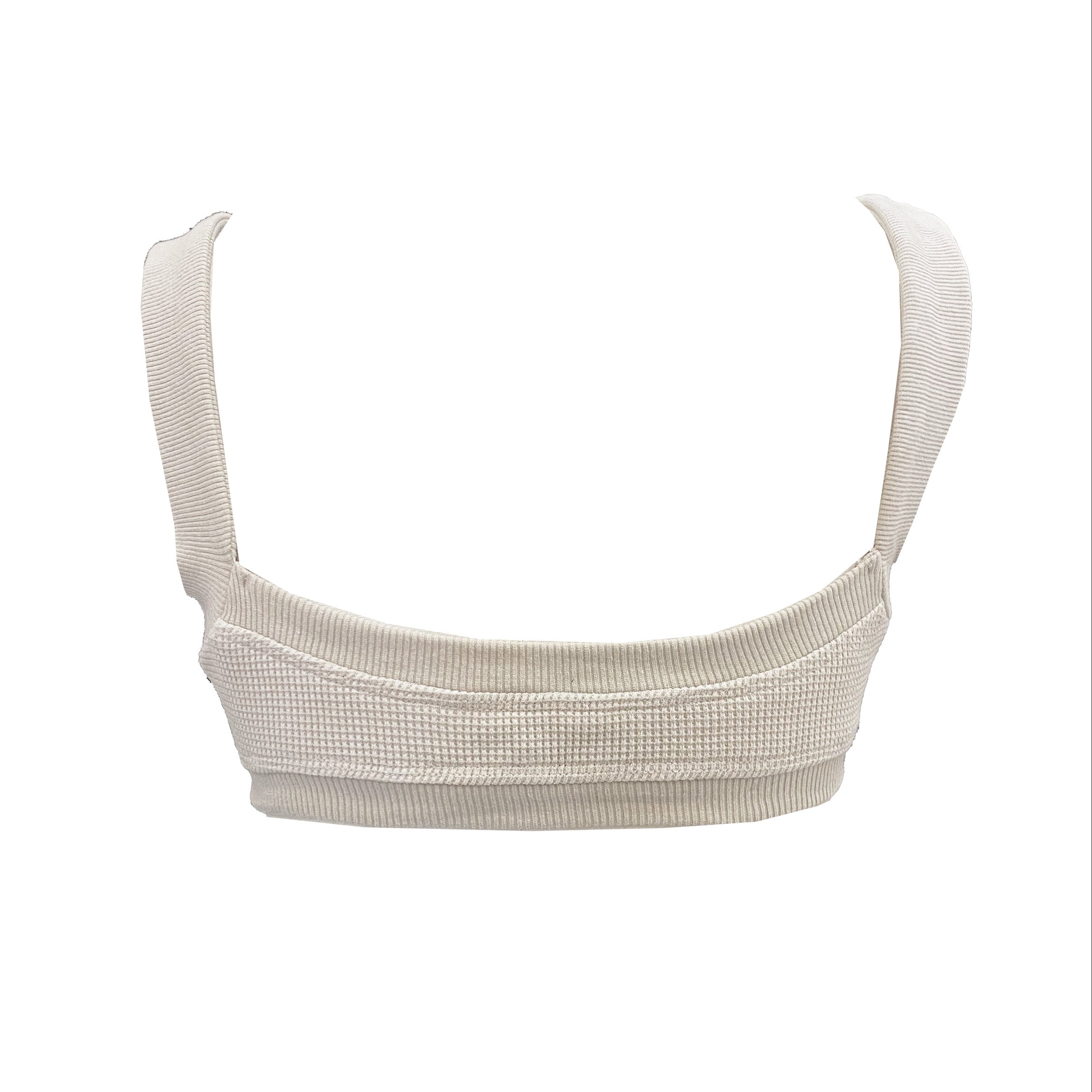 WAFFLE KNIT BRALETTE