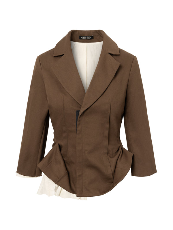 LINED SUITING BLAZER