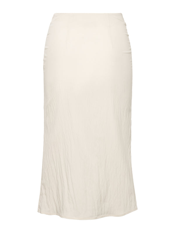 DOUBLE SLIT SKIRT I CEMENT