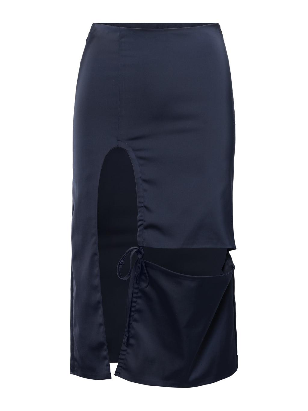 DOUBLE SLIT SKIRT I DEEP SEA