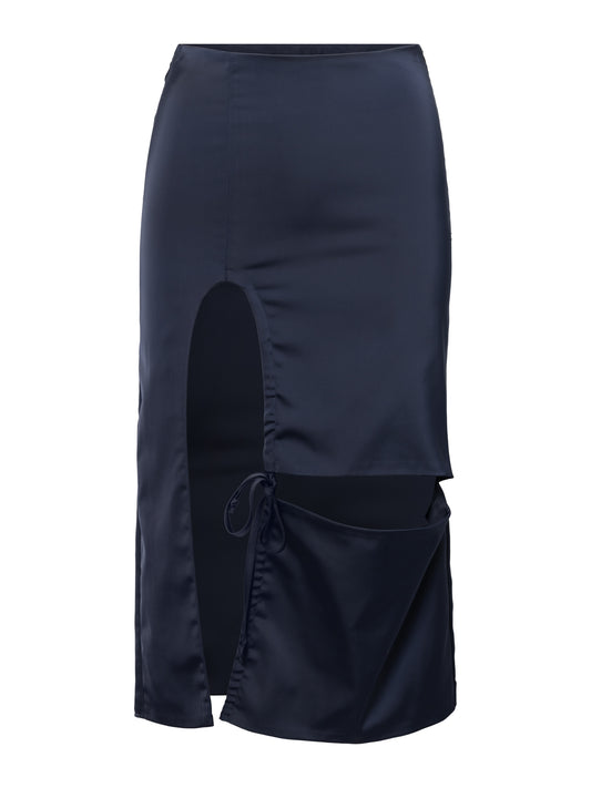 DOUBLE SLIT SKIRT I DEEP SEA
