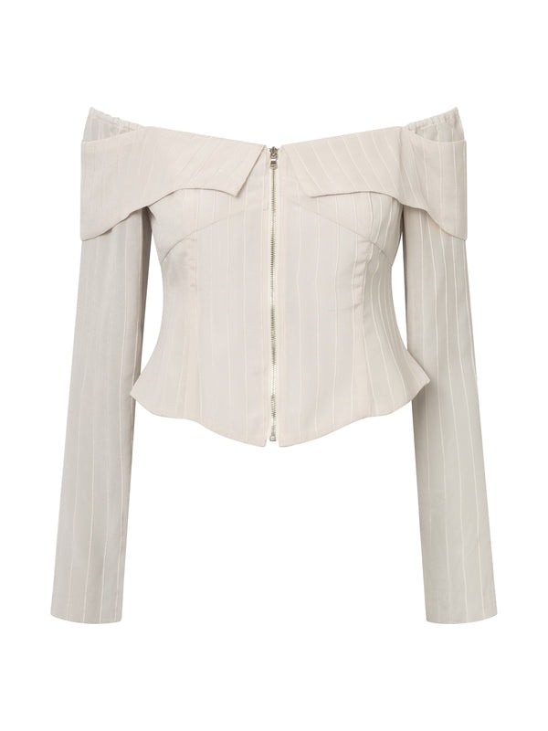 FOLD OVER BUSTIER