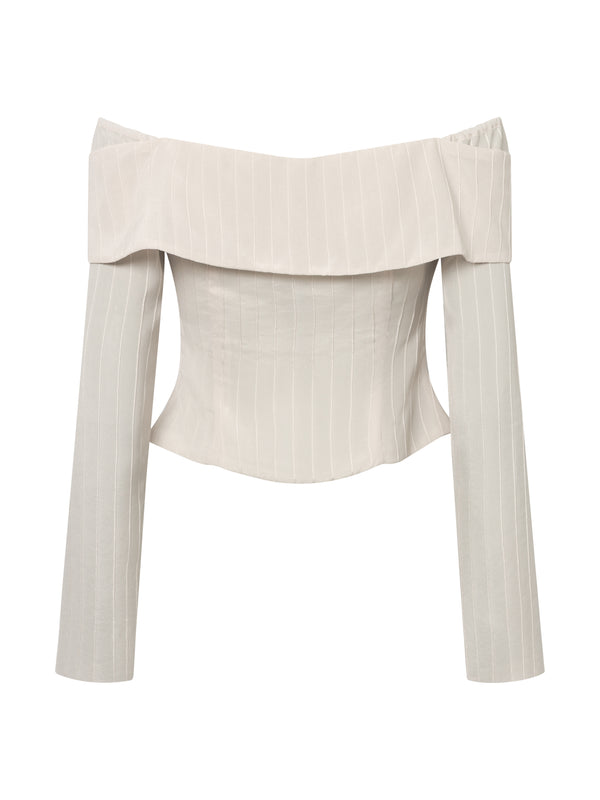 FOLD OVER BUSTIER